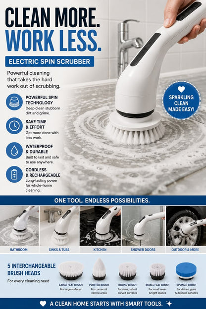 9 in 1 Electric Cleaning Brush