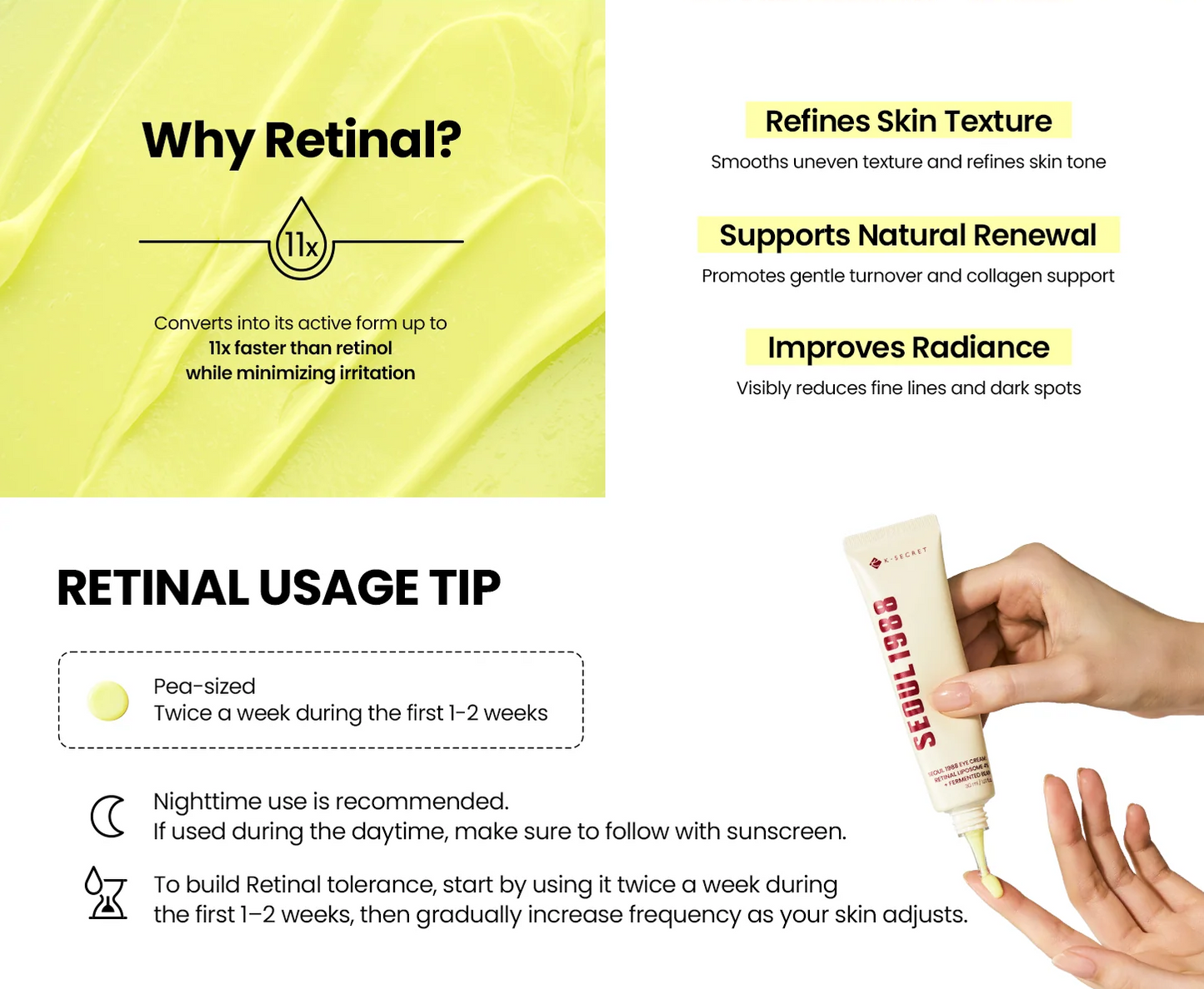 K-Secret Seoul 1988 Retinal  Eye Cream